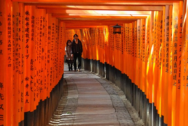 Fushimi-Inari (Kyōto) - Allée de torii